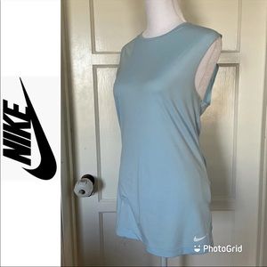 NIKE Dri-Fit Sleeveless Top, Blue